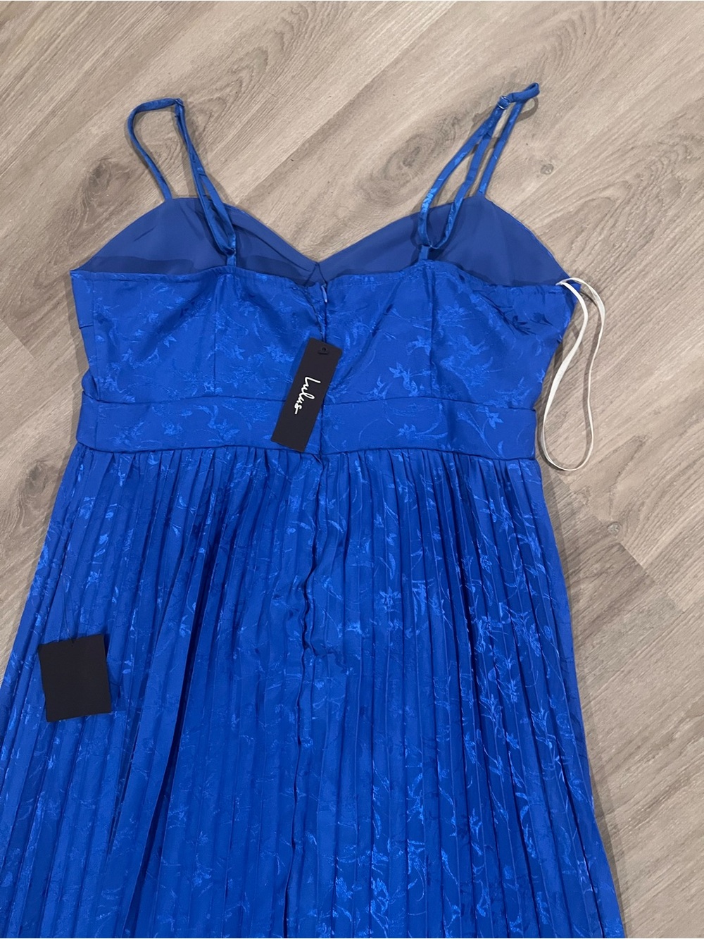 Lulu's Cobalt Blue Strappy Dress - Picture 15 of 16